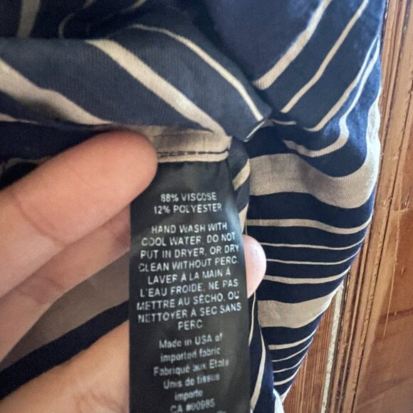 Zero + Maria Cornejo Striped Caftan, size Small - Picture 4 of 9